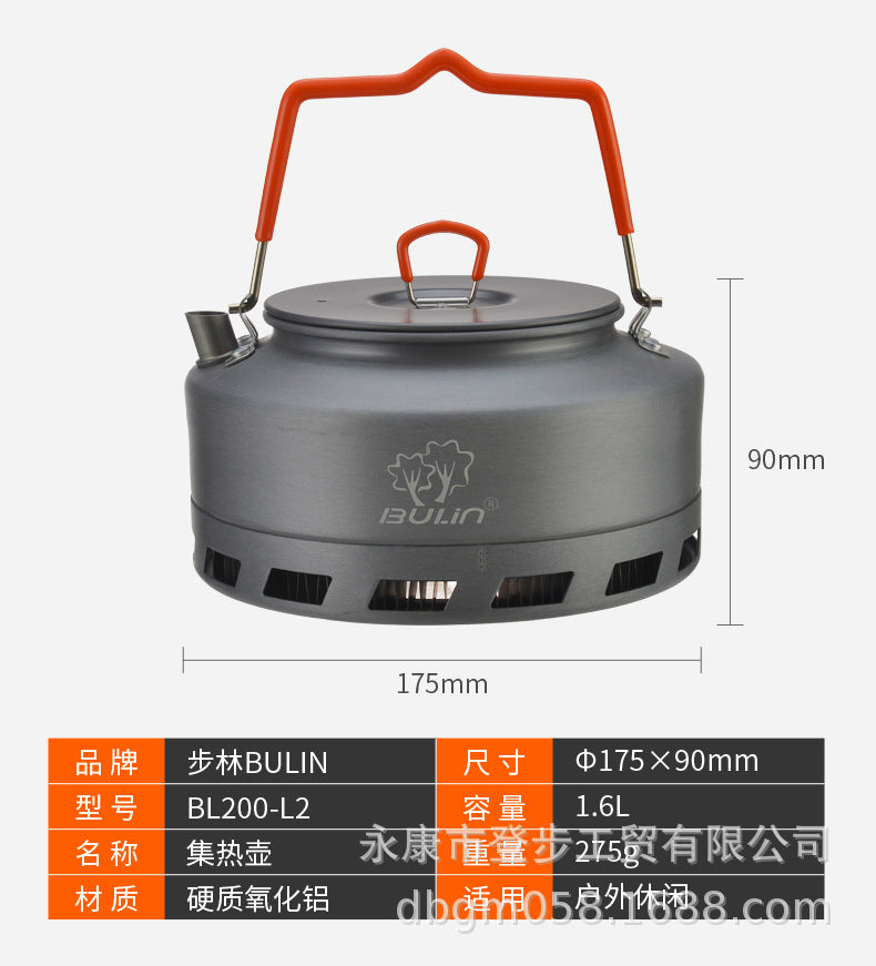 Portable Camping Kettle for Outdoor Tea Brewing