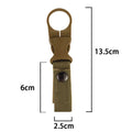 Outdoor Tactical Nylon Water Bottle Clip with Carabiner