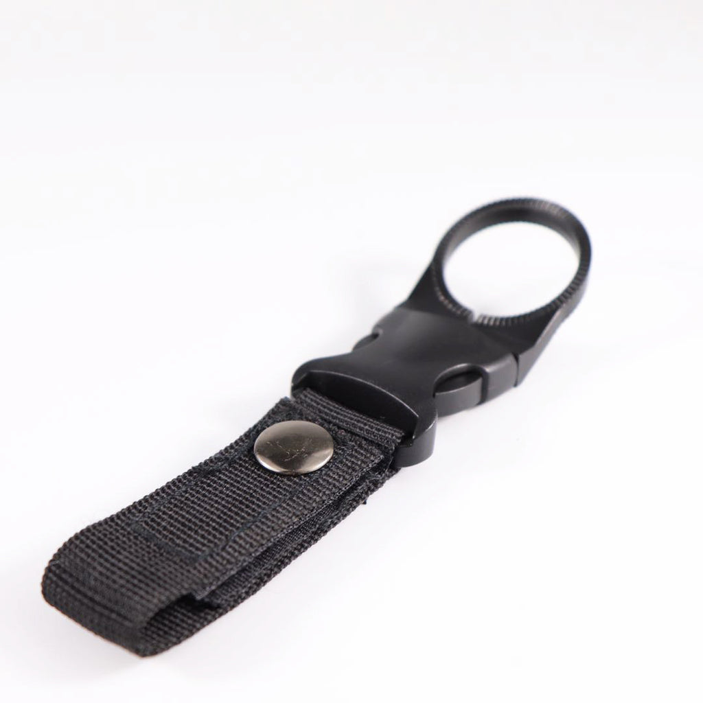 Outdoor Tactical Nylon Water Bottle Clip with Carabiner